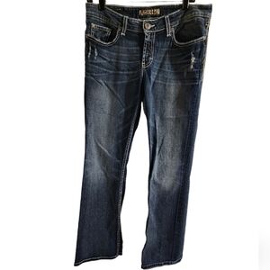 Bke‎ Madison distressed bootcut jean